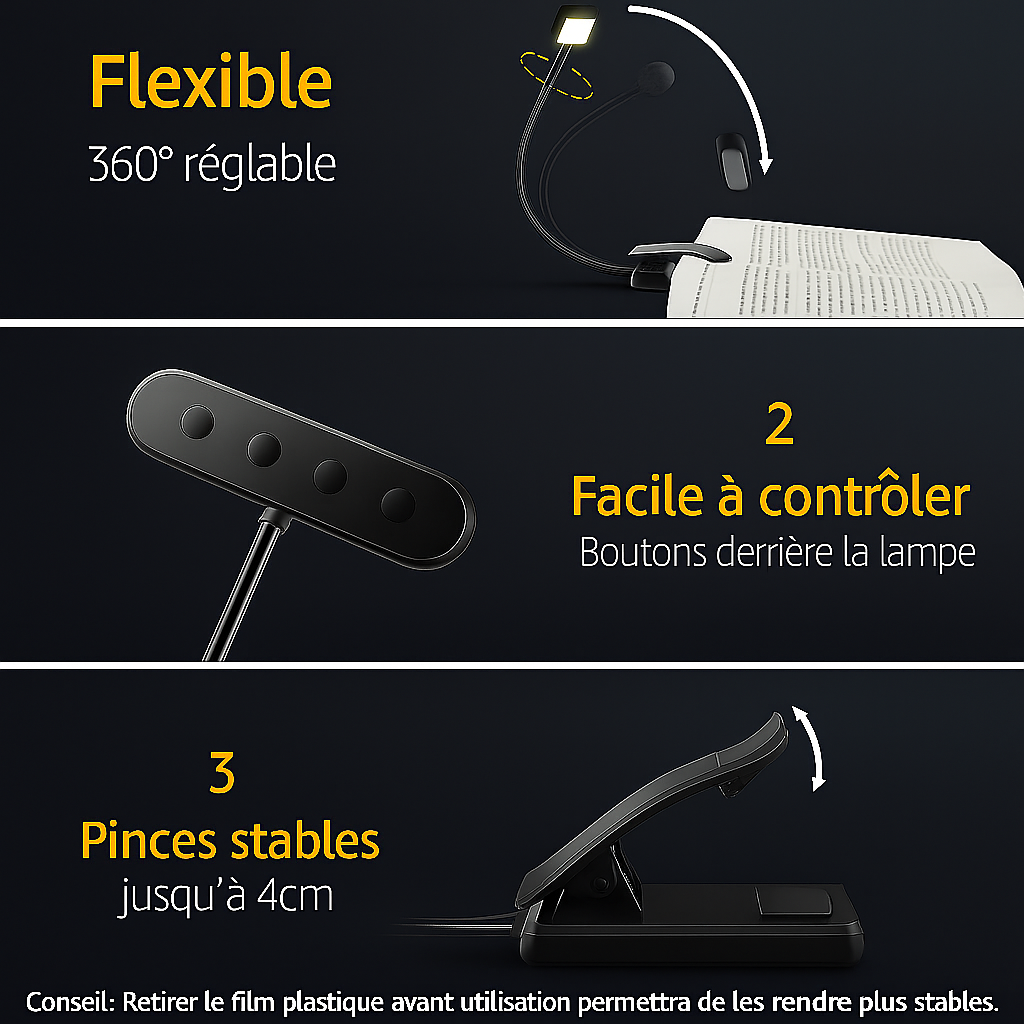 Alumea™ - Lampe de Lecture Portable